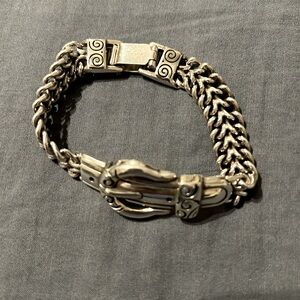 Brighton belt buckle silver bracelet